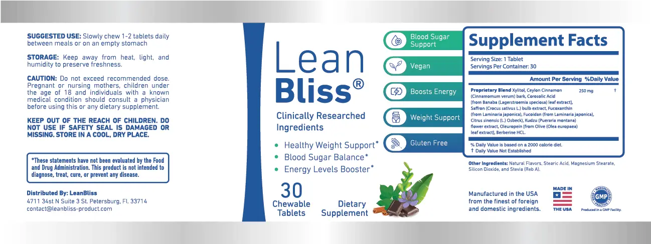 LeanBliss label